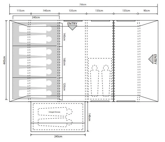 Outdoor Revolution Camp Star 700SE Air Tent Package Deal 2023 7 Outdoor Revolution Camp Star 700SE Air Tent Package Deal 2023 - Image 5