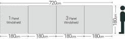 Quest Screen Shield 1 Panel Windbreak 11 Quest Screen Shield 1 Panel Windbreak -outdoor camping shop 33852 4