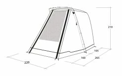 Outwell Sandcrest S Awning 2023 -outdoor camping shop 34102 1