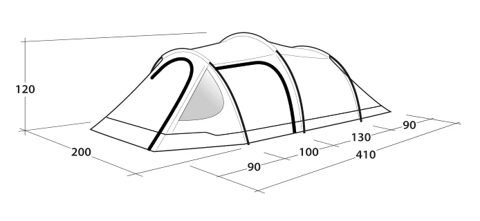 Outwell Earth 3 Tent 2023 4 Outwell Earth 3 Tent 2023 - Image 2