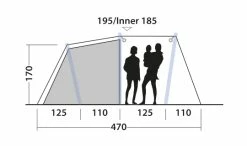 Outwell Starhill 4A Air Tent 2023 42 Outwell Starhill 4A Air Tent 2023 -outdoor camping shop 34111 3