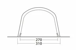 Outwell Hayward Lake 4ATC Air Tent 2023 50 Outwell Hayward Lake 4ATC Air Tent 2023 -outdoor camping shop 34113 5
