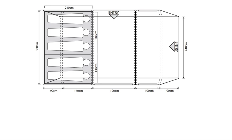 Outdoor Revolution Camp Star 500XL Air Tent Package Deal 6 Outdoor Revolution Camp Star 500XL Air Tent Package Deal - Image 4