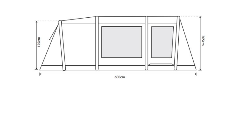 Outdoor Revolution Camp Star 500XL Air Tent Package Deal 7 Outdoor Revolution Camp Star 500XL Air Tent Package Deal - Image 5