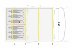 Outwell Hayward Lake 6ATC Air Tent 2023 -outdoor camping shop 34118 6
