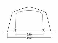 Outwell Wood Lake 6ATC Air Tent 2023 -outdoor camping shop 34119 18