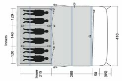 Outwell Avondale 6PA Air Tent 2023 -outdoor camping shop 34143 2