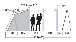 Outwell Avondale 6PA Air Tent 2023 -outdoor camping shop 34143 3