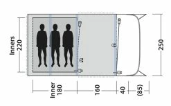 Outwell Elmdale 3PA Air Tent 2023 45 Outwell Elmdale 3PA Air Tent 2023 -outdoor camping shop 34144 2