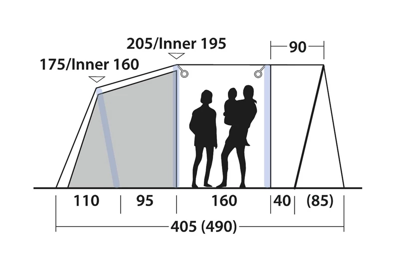 Outwell Elmdale 3PA Air Tent 2023 6 Outwell Elmdale 3PA Air Tent 2023 - Image 4