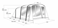 Outwell Elmdale 5PA Air Tent 2023 46 Outwell Elmdale 5PA Air Tent 2023 -outdoor camping shop 34145 2