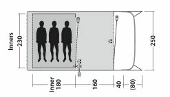 Outwell Ashwood 3 Tent 2023 -outdoor camping shop 34148 3