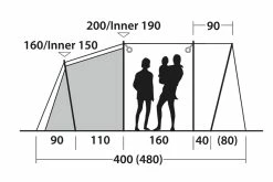 Outwell Ashwood 3 Tent 2023 -outdoor camping shop 34148 4