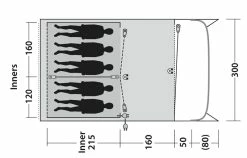 Outwell Ashwood 5 Tent 2023 -outdoor camping shop 34149 2