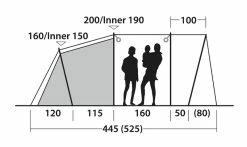 Outwell Ashwood 5 Tent 2023 -outdoor camping shop 34149 3