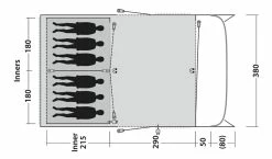 Outwell Greenwood 6 Tent 2023 -outdoor camping shop 34151 3