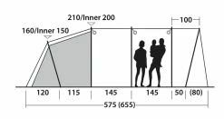 Outwell Greenwood 6 Tent 2023 -outdoor camping shop 34151 4