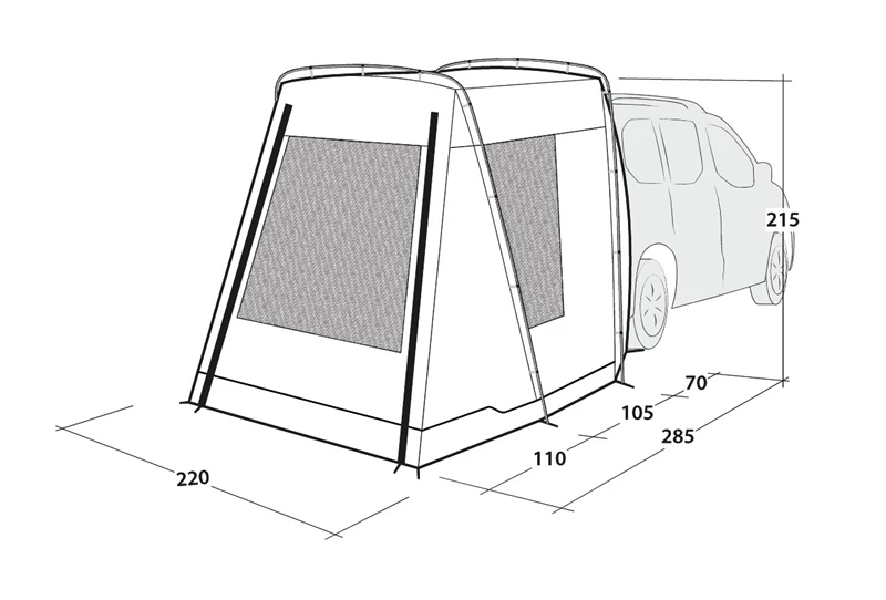 Outwell Dunecrest Tailgater Awning 2023 5 Outwell Dunecrest Tailgater Awning 2023 - Image 3
