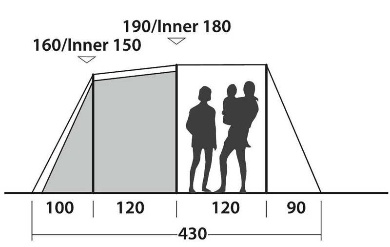 Easy Camp Huntsville 400 Tent 2023 4 Easy Camp Huntsville 400 Tent 2023 - Image 2