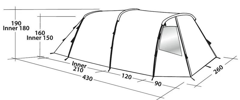 Easy Camp Huntsville 400 Tent 2023 6 Easy Camp Huntsville 400 Tent 2023 - Image 4