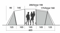 Easy Camp Huntsville Twin 600 Tent 2023 -outdoor camping shop 34171 2