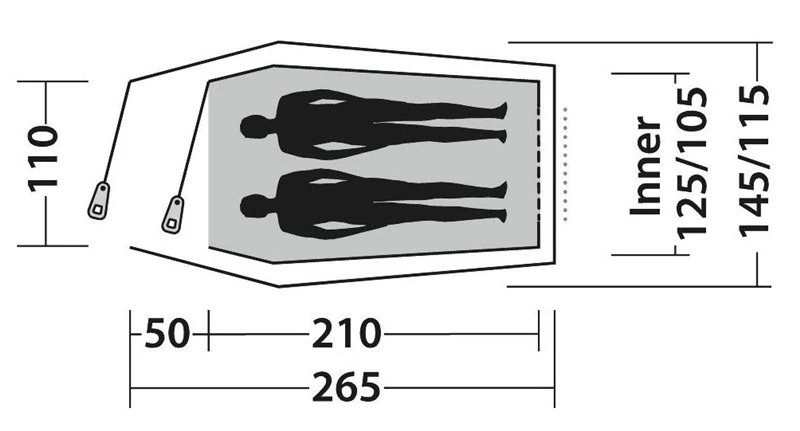 Easy Camp Energy 200 Compact Tent 2023 5 Easy Camp Energy 200 Compact Tent 2023 - Image 3