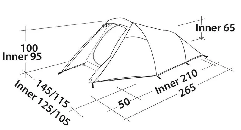 Easy Camp Energy 200 Compact Tent 2023 6 Easy Camp Energy 200 Compact Tent 2023 - Image 4