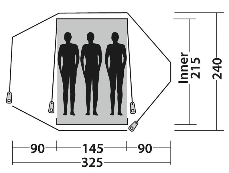 Easy Camp Vega 300 Compact Tent 2023 6 Easy Camp Vega 300 Compact Tent 2023 - Image 5