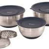 Outwell Chef Bowl Set With Lids & Graters -outdoor camping shop 34263
