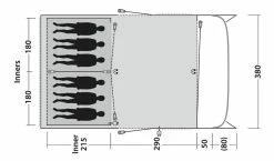 Outwell Greenwood 6 Tent Package Deal 2023 -outdoor camping shop 34364 4