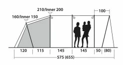 Outwell Greenwood 6 Tent Package Deal 2023 -outdoor camping shop 34364 5