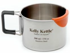 Kelly Kettle Stainless Steel Cup Set - Twin Pack -outdoor camping shop 34468 1