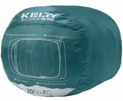 Kelty Tru Comfort Doublewide Sleeping Bag - Deep Teal -outdoor camping shop 34656 4