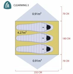 Sierra Designs Clearwing 3 Tent - Each -outdoor camping shop 34684 4