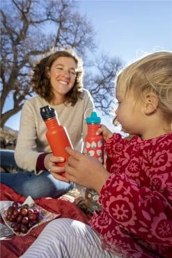 Klean Kanteen Kid Classic Sippy 355ml Coral Strawberries Bottle - Coral Strawberries -outdoor camping shop 34828 2