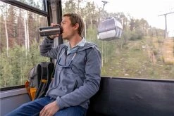 Klean Kanteen Insulated TKWide 12oz (355ml) Brushed Stainless Bottle - With Café Cap -outdoor camping shop 34835 2