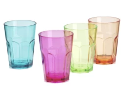 Flamefield Acrylic Soda Glasses - Set Of Four
