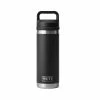 Yeti Rambler 18oz (532 Ml) Bottle - Black -outdoor camping shop 34906