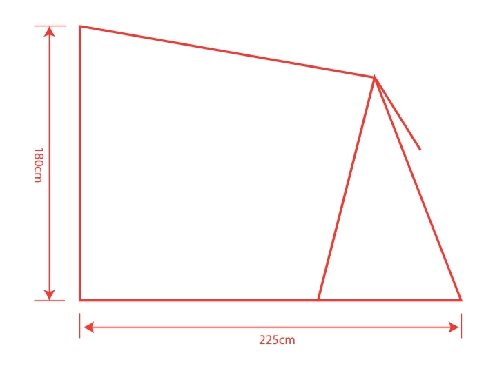 Outdoor Revolution Sportline Annexe With Inner 8 Outdoor Revolution Sportline Annexe With Inner - Image 6