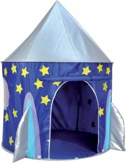 Spirit Of Air Kids Kingdom Pop Up Play Tent - Space Rocket