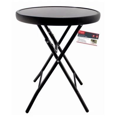 Redwood Leisure Round Folding Side Drinks Table - Each 3 Redwood Leisure Round Folding Side Drinks Table - Each