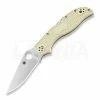 Spyderco Stretch 2 Ivory Straight Spine Sprint Run Folding Knife C90FPIV2 -outdoor camping shop 49390 SCC90FPIV2 01