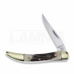 Hen & Rooster Toothpick Deer Stag Folding Knife
