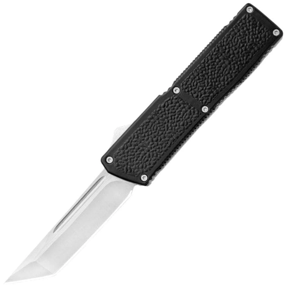 Knife Depot Lightning Elite Black D/A OTF, 3.25" Tanto Blade, Aluminum Handle - LNGELBKT 3 Knife Depot Lightning Elite Black D/A OTF, 3.25" Tanto Blade, Aluminum Handle - LNGELBKT
