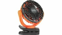 Blackfire-Klein Outdoors Rechargeable Portable Fan -outdoor camping shop opplanet blackfire klein outdoors rechargeable portable fan black orange bbm9112 av 2