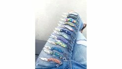 Brighten Blades Believe Keychain Folding Knife -outdoor camping shop opplanet brighten blades laugh keychain folding knife 1 6in 8cr13mov stainless steel clip point bb 113 av 2 1