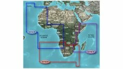 Garmin On The Water GPS Cartography BlueChart G2 Vision: Africa Regular Map -outdoor camping shop opplanet garmin on the water gps cartography bluechart g2 vision africa regular map