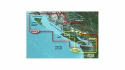 Garmin On The Water GPS Cartography BlueChart G2 Vision: Canada West Large Map -outdoor camping shop opplanet garmin on the water gps cartography bluechart g2 vision canada west large map