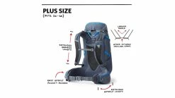 Gregory Amber 44 Plus Pack - Women's -outdoor camping shop opplanet gregory amber 44 plus pack womens arctic grey one size 139263 8319 av 2