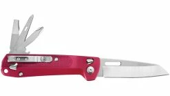 Leatherman FREE K2 Folding Knives/Multi-tools -outdoor camping shop opplanet leatherman free k2 folding knives multi tool 3 3in 420hc ss crimson 832889 av 1